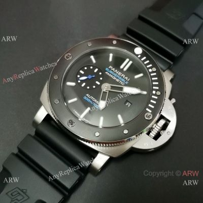 Replica Panerai Submersible PAM1389 Watch 47mm SS Black Bezel